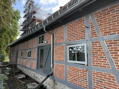 Remise Fertigstellung Westfassade